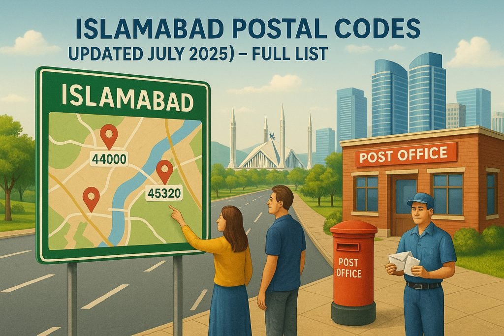 Islamabad Postal Codes & Locations [Updated July 2025] – Full List