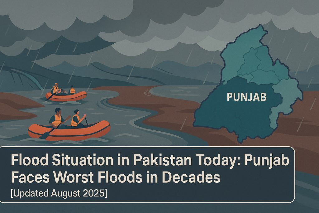 NDMA reports over 1.46m affected in Punjab’s worst floods in 40 years. Get the latest daily flood report, Chenab River update, and how citizens in Islamabad & Rawalpindi can cope.