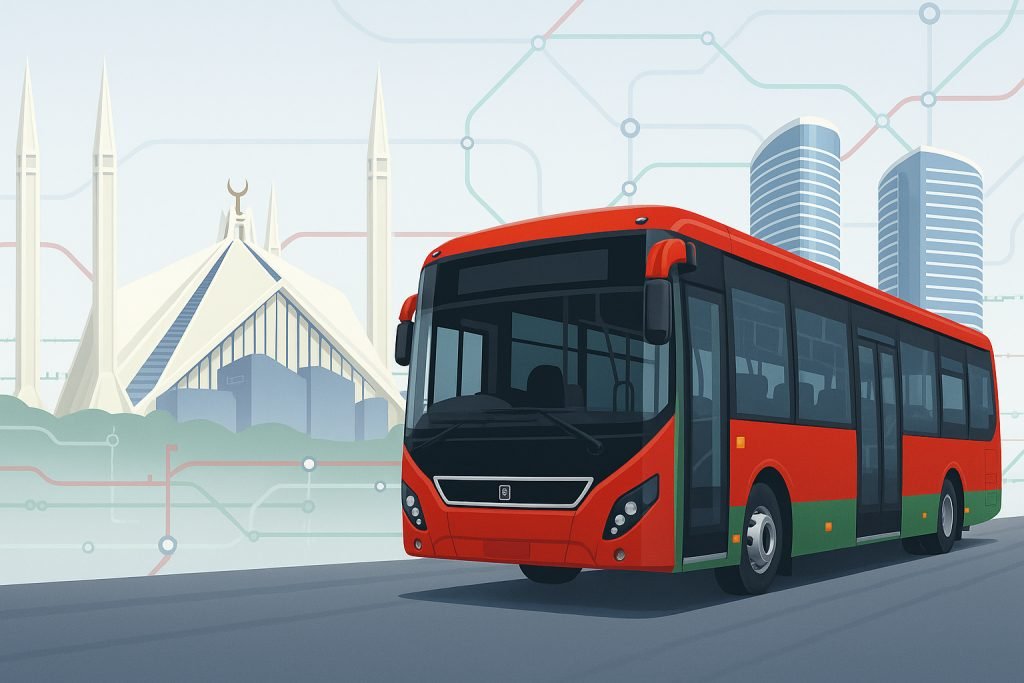 Complete guide to Rawalpindi–Islamabad Metrobus 2025: routes, stations, timings, and ticket prices. Learn why renting a car in Islamabad or Rawalpindi with Al Farooq Rent a Car is a practical option.