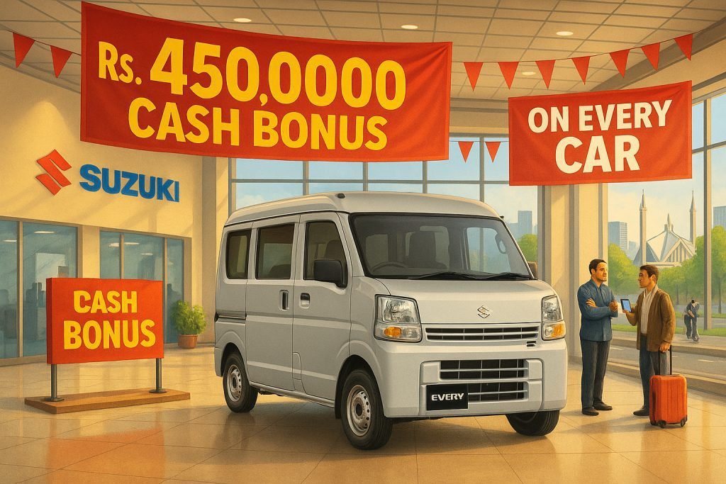 Suzuki Every Gets Rs. 450,000 Cash Bonus in Pakistan [Updated August 2025]