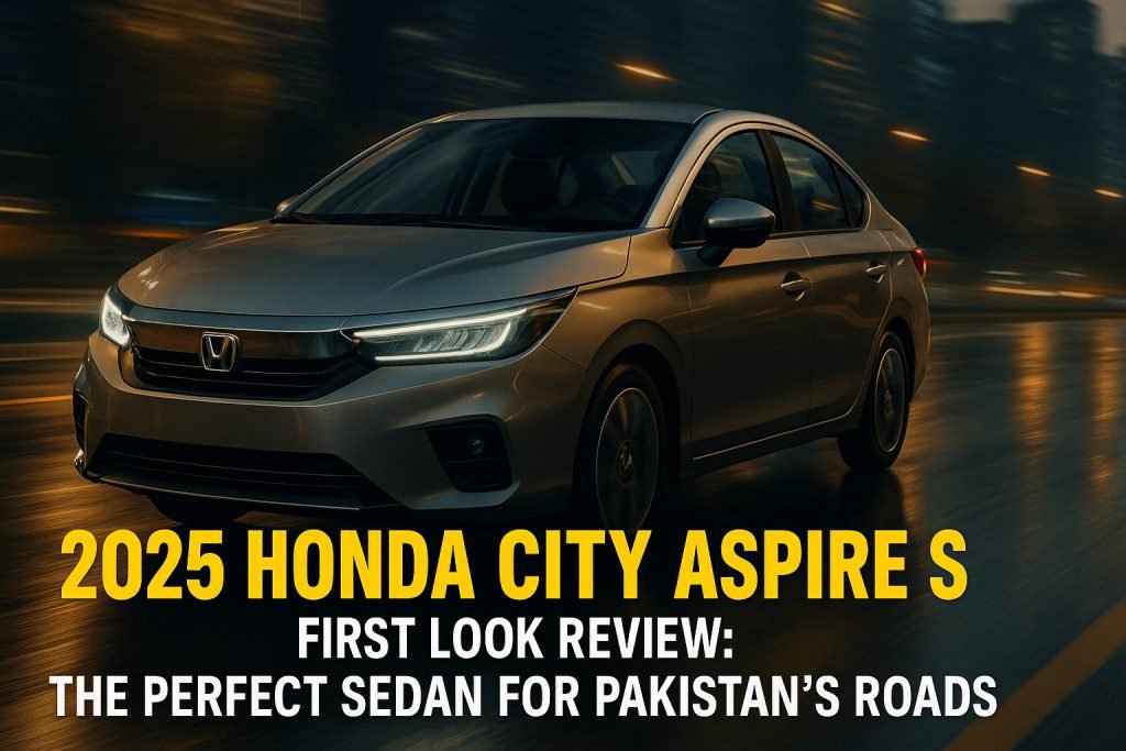 2025 Honda City Aspire S First Look Review - Price, Specs & Features Pakistan | Al Farooq Rent a Car