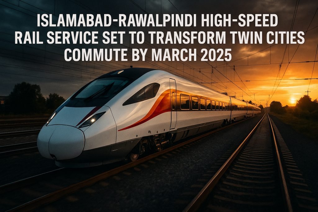 The Islamabad-Rawalpindi high-speed rail service launching March 23, 2026, will cut travel time to 20 minutes between twin cities. Modern DMUs, integrated bus networks, and sustainable transportation solutions promise to transform daily commutes for thousands.