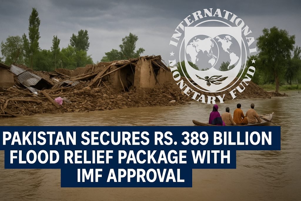 Pakistan secures Rs. 389 billion IMF approval for flood relief across KPK, Sindh, and Punjab. Complete coverage of damage estimates, government response, and recovery efforts in Islamabad and Rawalpindi.