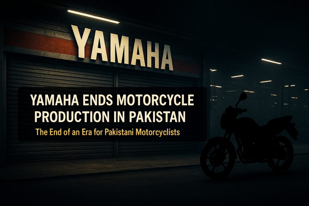 Yamaha officially ends motorcycle production in Pakistan after 50+ years. Complete analysis of market impact, alternatives, and continued after-sales support. Explore transportation alternatives.