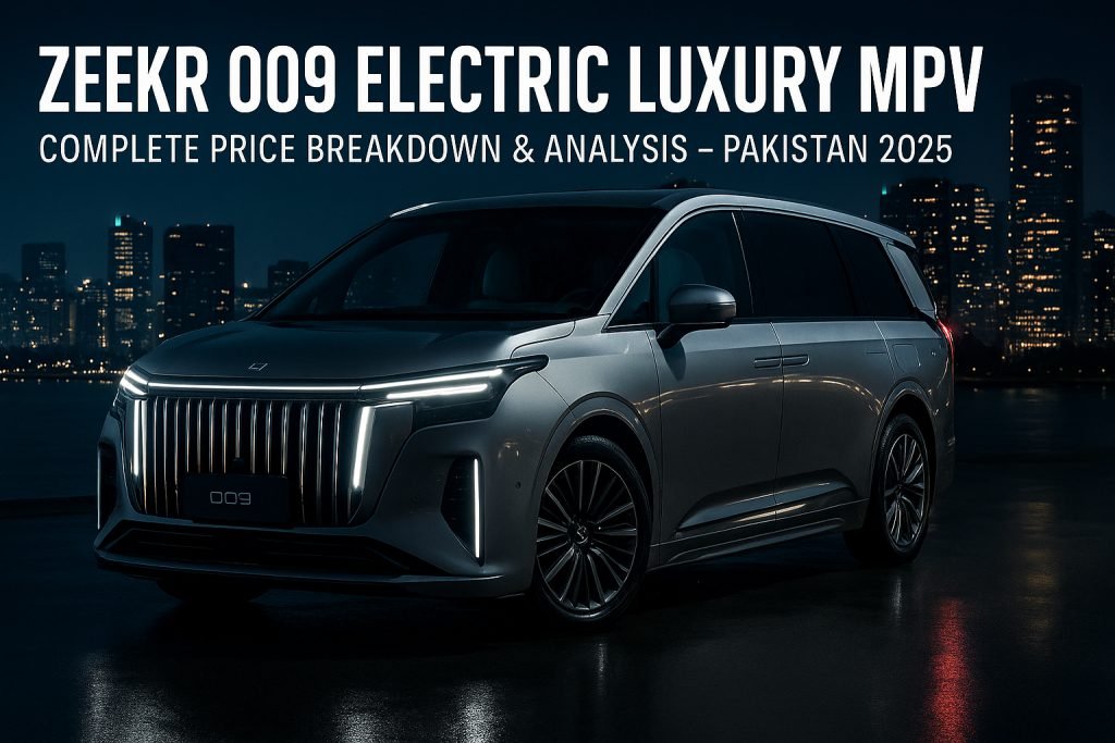 Complete Zeekr 009 price analysis for Pakistan 2025. Detailed cost breakdown, features, and market positioning of China's luxury electric MPV costing Rs 3.7-4.0 crore.