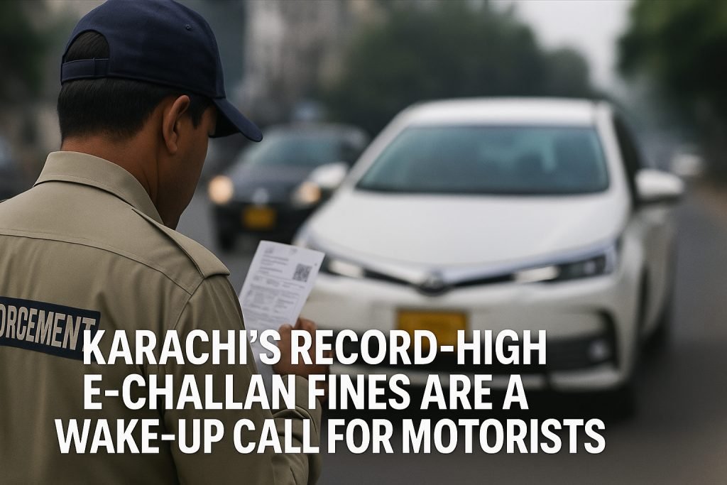 Karachi’s AI-based E-Challan system has fined Rs. 12 million in 24 hours. See how record-high penalties are reshaping driving behavior across the city.