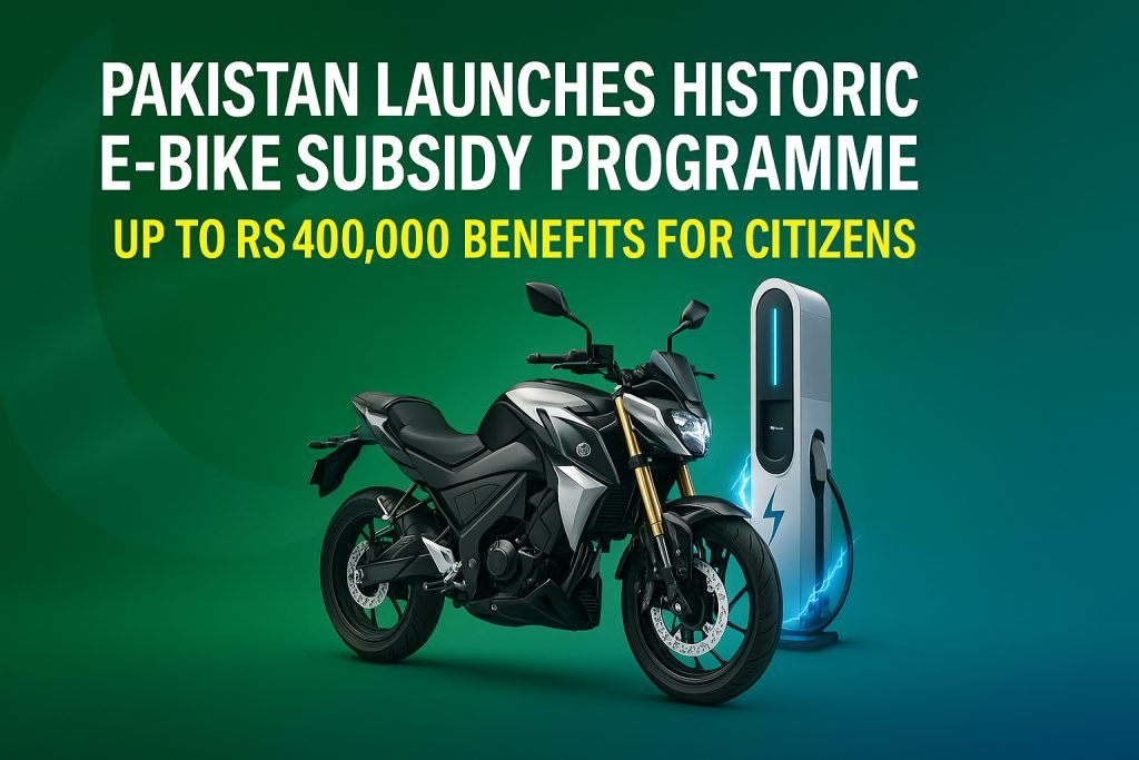 Complete guide to Pakistan's electric bike subsidy programme. Learn about PAVE Scheme benefits up to Rs400,000, eligibility, balloting process, and how to apply for electric two-wheelers and rickshaws in Islamabad.