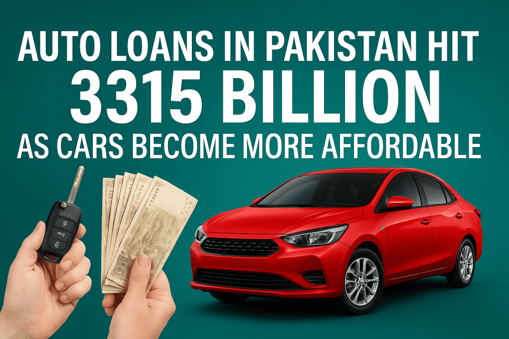 Auto loans in Pakistan hit Rs 315 billion amid lower interest rates, easier loan terms, and rising demand for affordable cars, according to the State Bank of Pakistan.