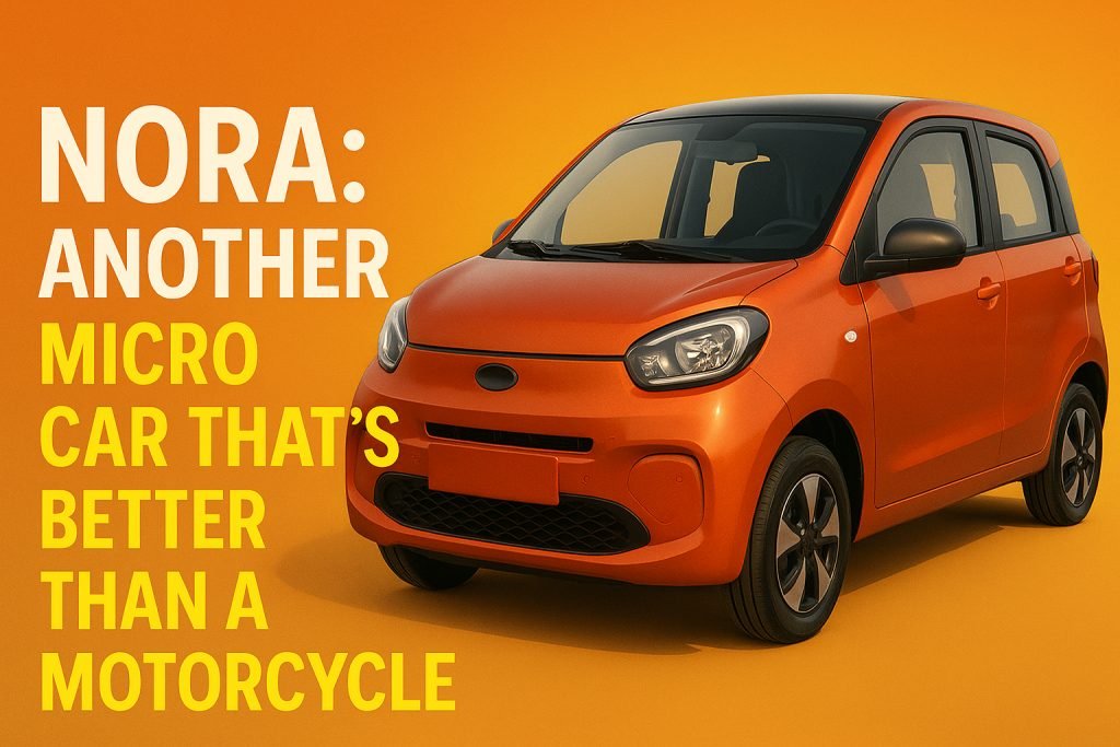 NORA, a new micro electric car in Pakistan, offers a compact four-seater alternative to motorcycles. Here are its specs, features, and key details.