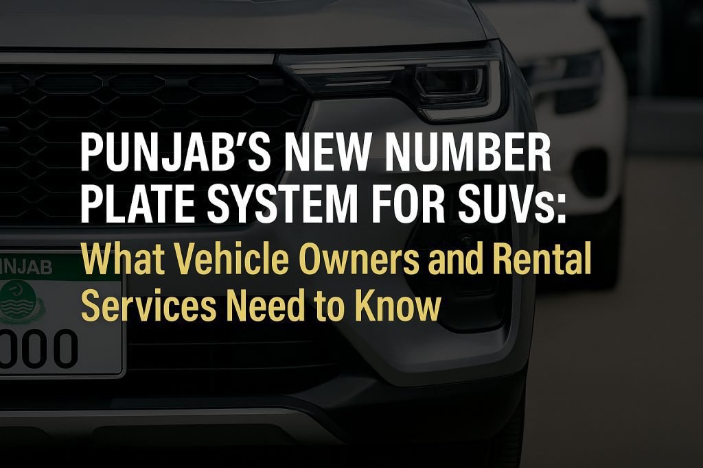 Punjab proposes specialized number plates for SUVs with enhanced visibility and security. Learn about costs, implementation timeline, and impact on vehicle owners.