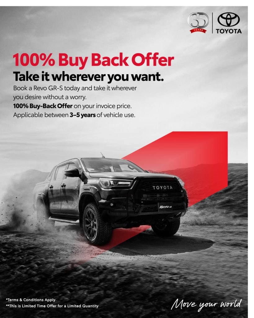 Toyota Hilux Revo GR-S Buyback — 100% Invoice Value Guaranteed