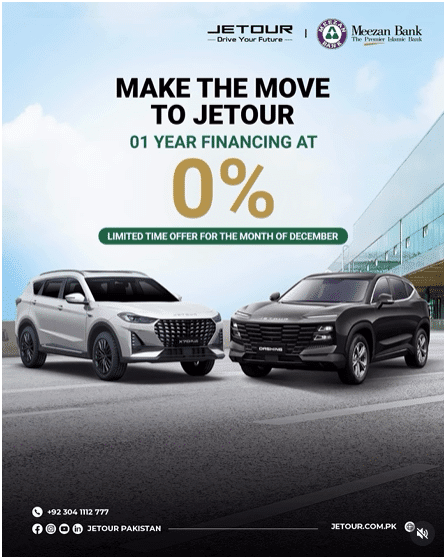 SUVs Without the Extra Cost: Jetour’s 0% Financing for December
