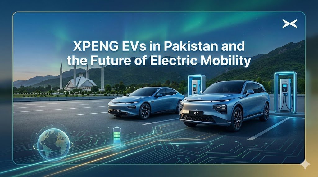 XPENG EVs in Pakistan could reshape electric mobility, from G6 and G9 SUVs to future flying cars, within a changing local EV policy and charging network.