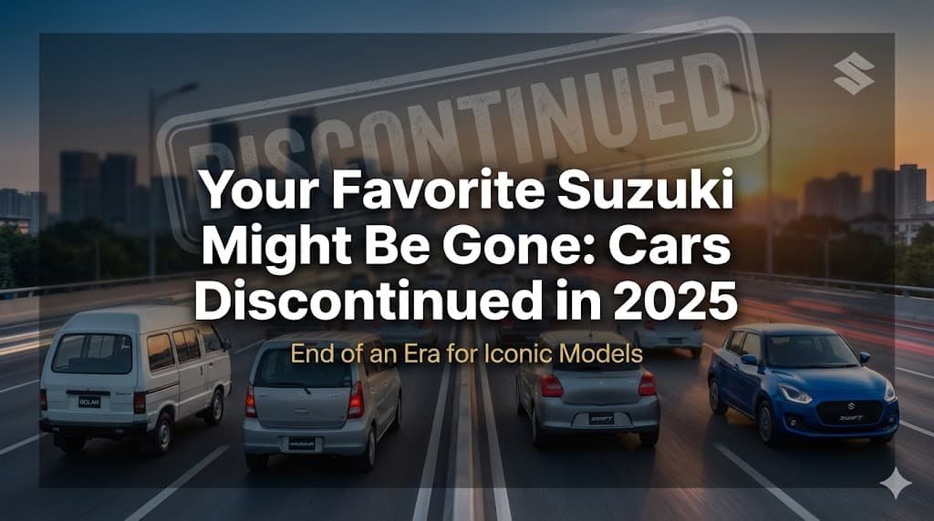 Suzuki cars discontinued in Pakistan 2025 explained with reasons, resale impact, parts outlook, and buyer options across major cities.