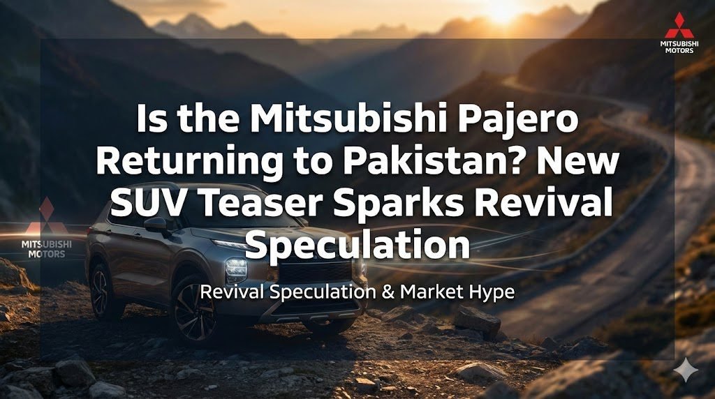 Is the Mitsubishi Pajero Returning to Pakistan? New SUV Teaser Explained
