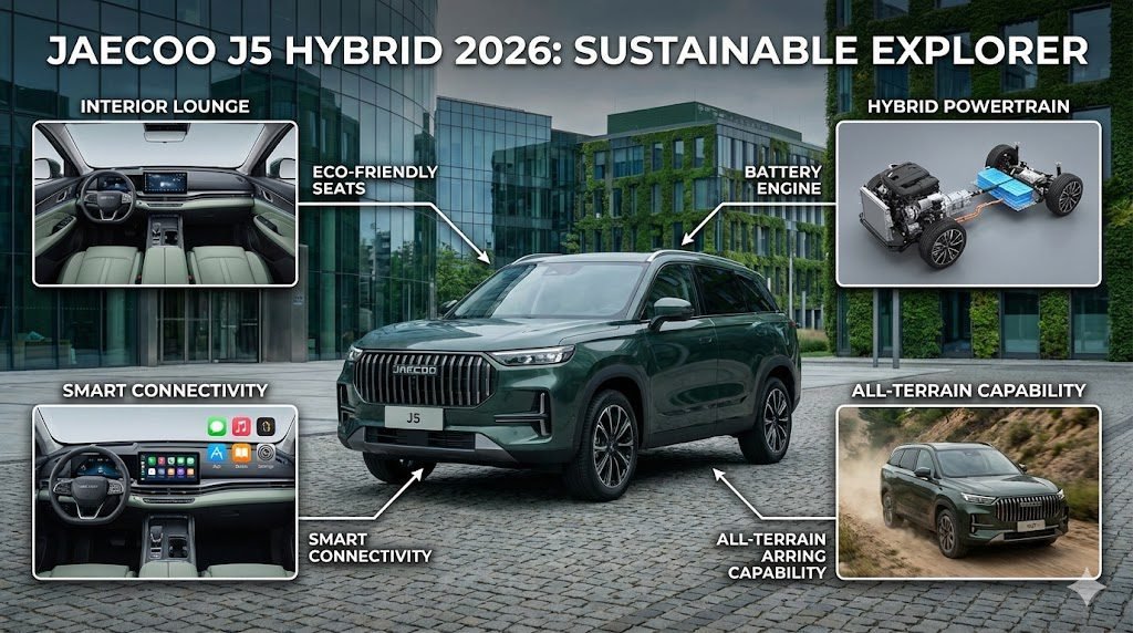 JAECOO 35 HYBRID 2026 SUSTAINABLE EXPLORER - Al Farooq rent a car