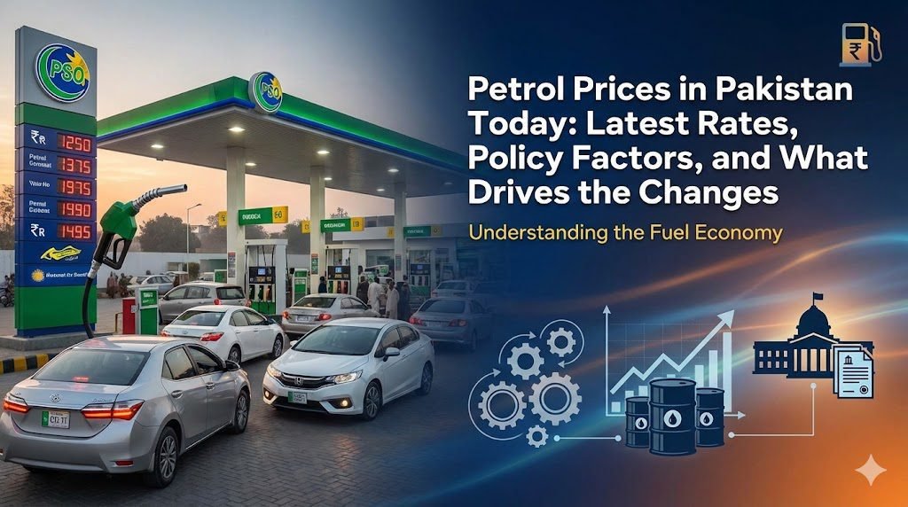 Petrol prices in Pakistan today explained with current rates, pricing mechanism, taxes, and factors affecting fuel costs nationwide.