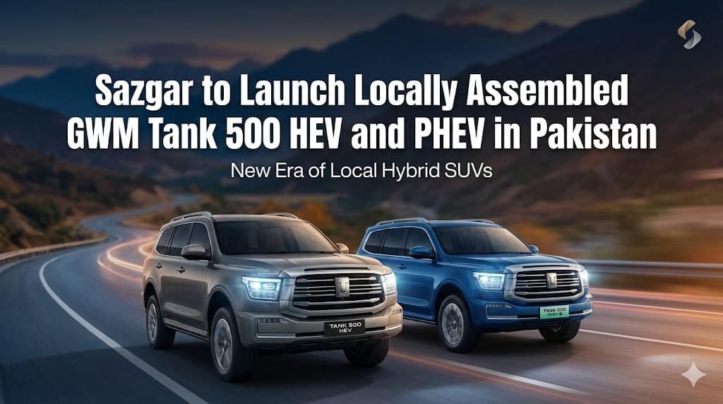 Sazgar to Launch Locally Assembled GWM Tank 500 HEV and PHEV