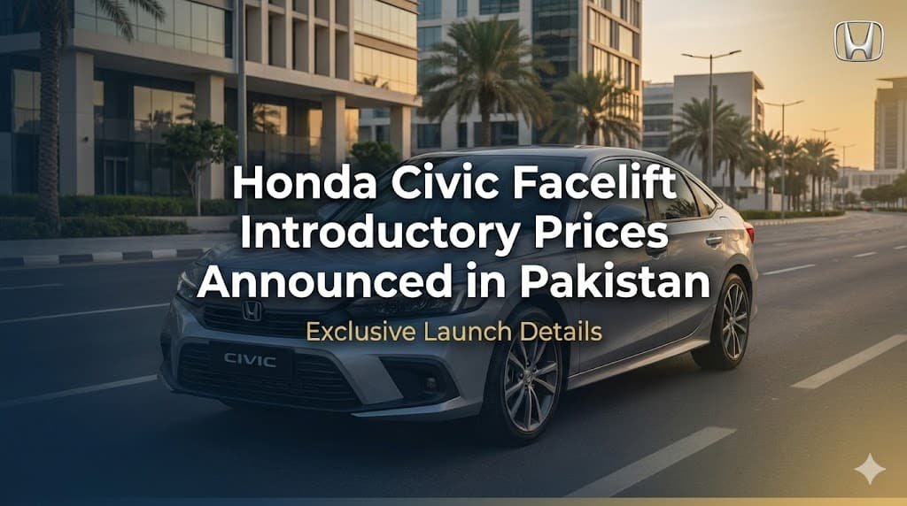 Honda Civic facelift introductory prices announced in Pakistan, covering updated features, market impact, and buyer considerations.