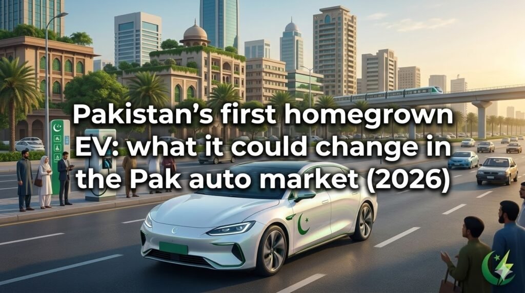 Pakistan first homegrown EV could reshape entry car buying with lower running cost, local parts demand, and new charging habits across major cities.