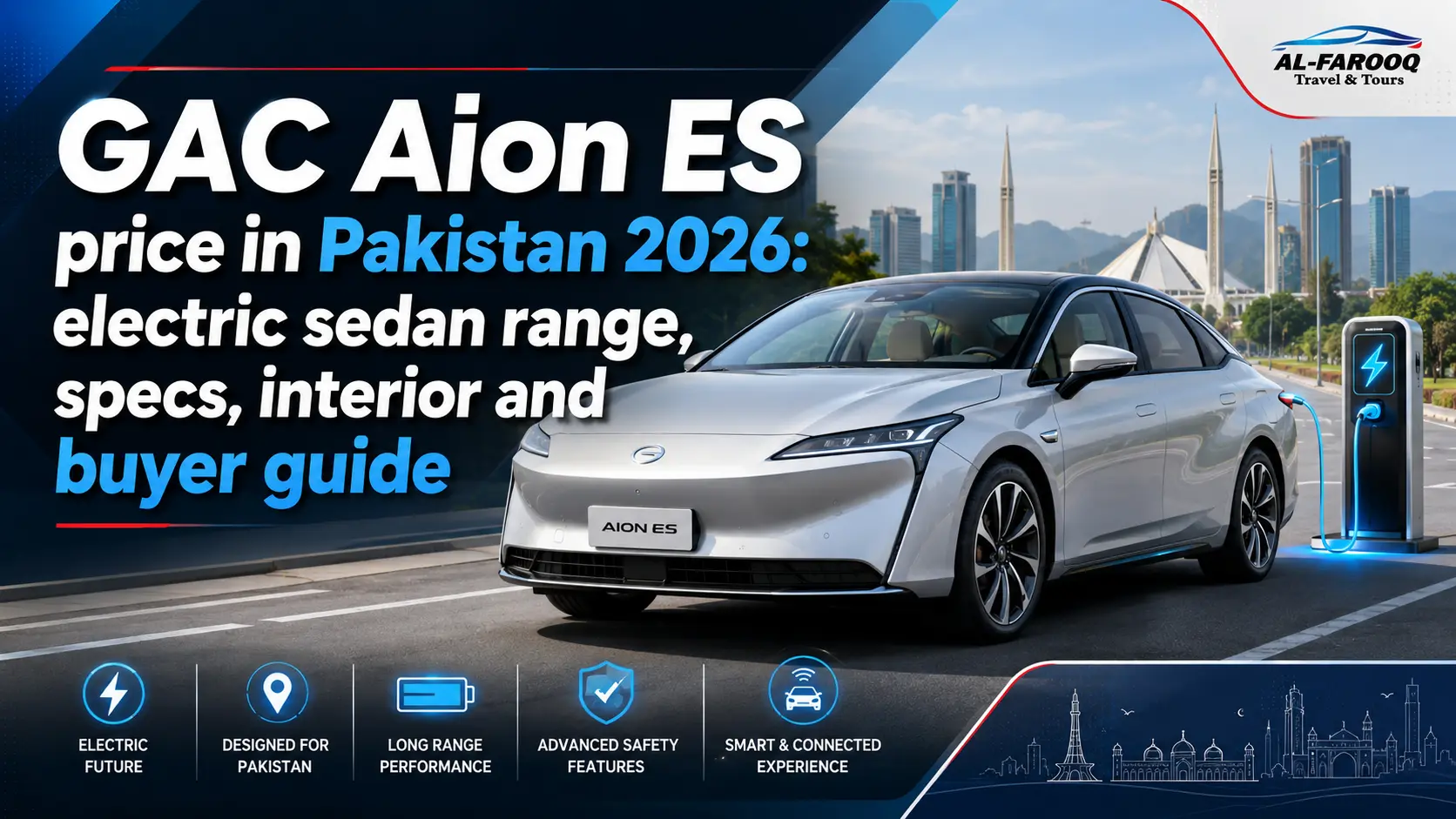 GAC Aion ES price in Pakistan 2026 is still TBA. Read expected positioning, 442km range reference, specs, interior and buyer checklist.