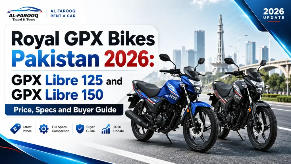 Royal GPX bikes Pakistan 2026 guide with GPX Libre 125, GPX Libre 150 price, specs, GPX bikes lineup, booking and buyer advice.