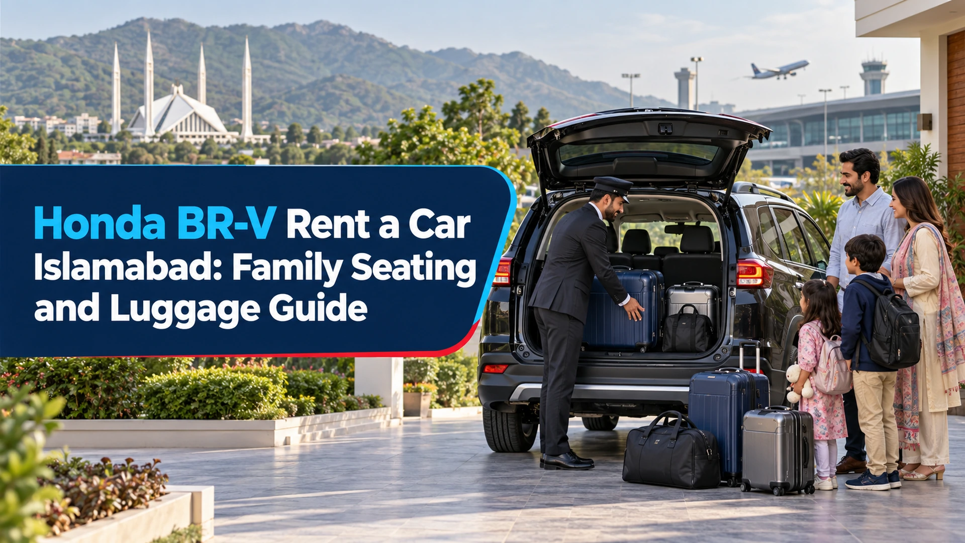 Honda BR-V Rent a Car Islamabad: Family Seating and Luggage Guide