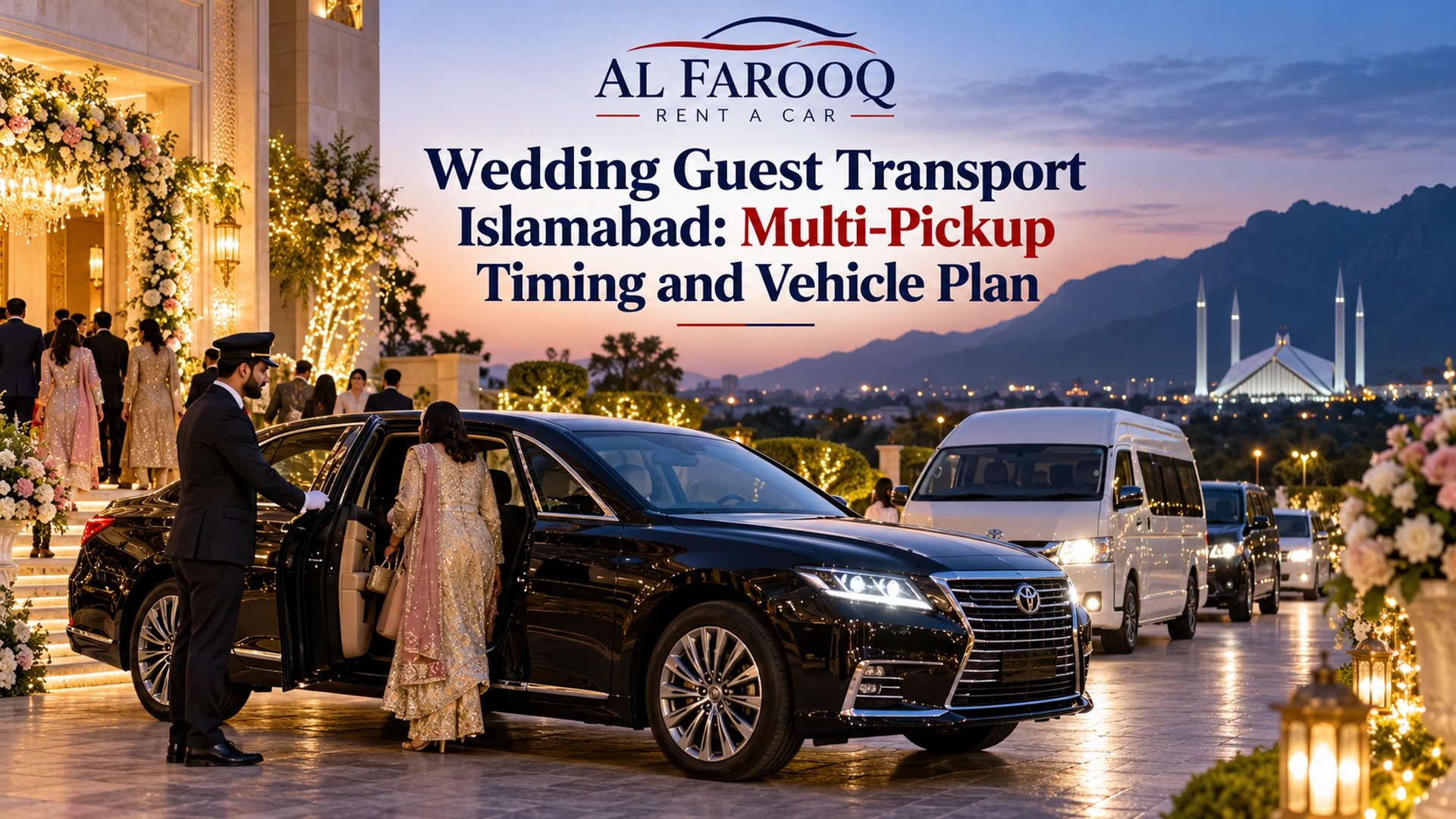 Wedding guest transport Islamabad planning guide