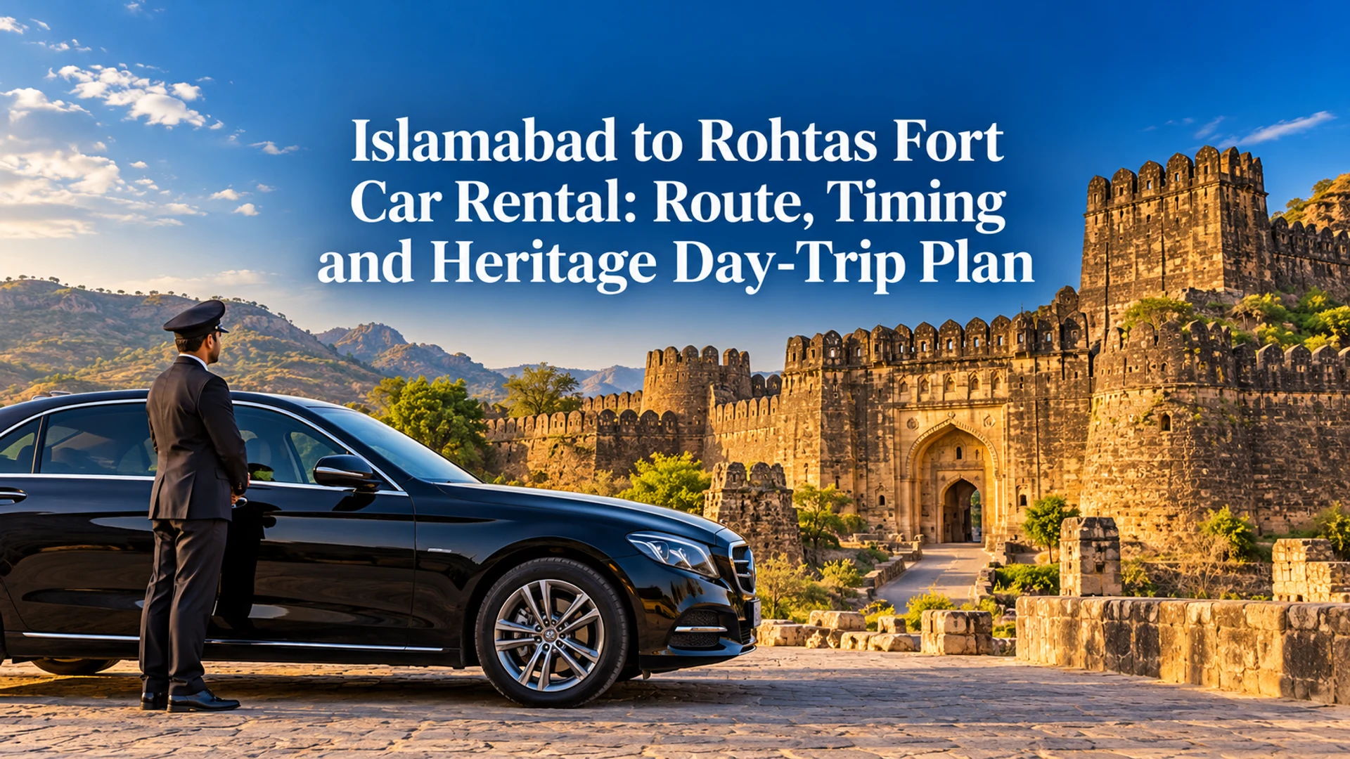 Islamabad to Rohtas Fort car rental heritage day-trip planning guide
